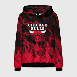 Мужская толстовка CHICAGO BULLS ЧИКАГО БУЛЛС МОЛНИИ