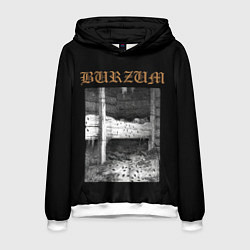 Толстовка-худи мужская Burzum cockroaches, цвет: 3D-белый