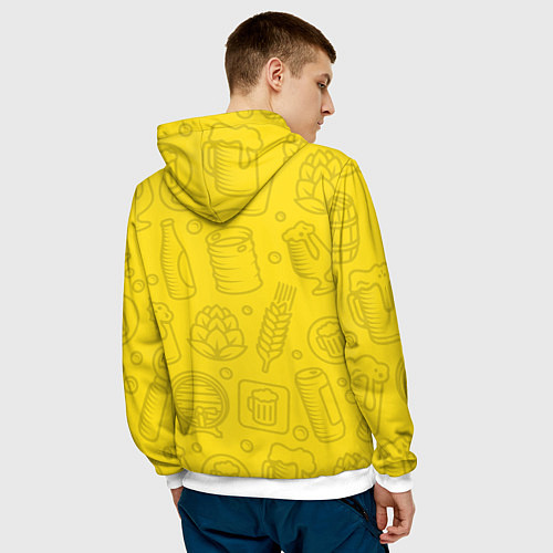 Мужская толстовка BeerBull / 3D-Белый – фото 4