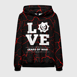 Толстовка-худи мужская Gears of War Love Классика, цвет: 3D-черный