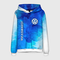 Толстовка-худи мужская VOLKSWAGEN Volkswagen Пламя, цвет: 3D-белый