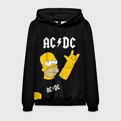 Мужская толстовка AC DC ГОМЕР СИМПСОН SIMPSONS