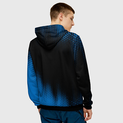 Мужская толстовка BMW BMW Autosport Абстракция / 3D-Черный – фото 4