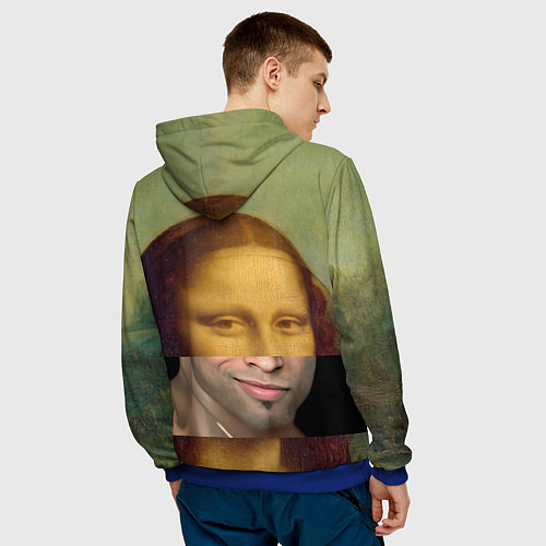 Мужская толстовка Рикардо Лиза / 3D-Синий – фото 4