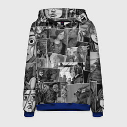 Толстовка-худи мужская The last of us comix, цвет: 3D-синий