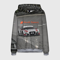 Толстовка-худи мужская Audi Sport Racing Team Short Track Car Racing Авто, цвет: 3D-меланж