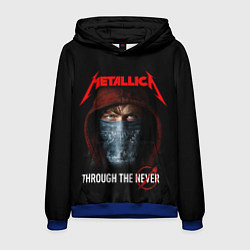 Толстовка-худи мужская METALLICA THROUGH THE NEVER, цвет: 3D-синий