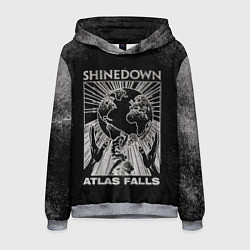 Толстовка-худи мужская Atlas Falls - Shinedown, цвет: 3D-меланж