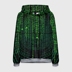 Мужская толстовка Бинарная матрица