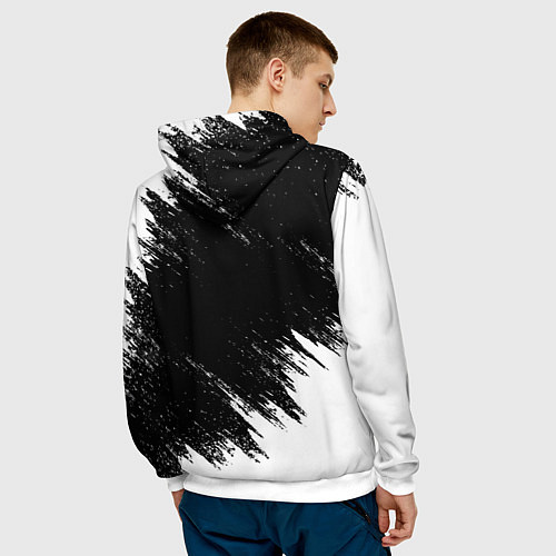 Мужская толстовка Андрей ах*енный как ни крути / 3D-Белый – фото 4