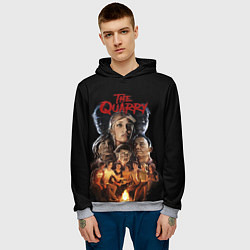 Толстовка-худи мужская The Quarry Все Персонажи, цвет: 3D-меланж — фото 2