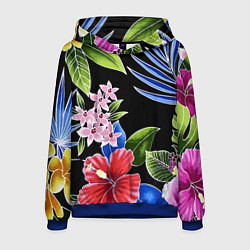 Мужская толстовка Floral vanguard composition Летняя ночь Fashion tr