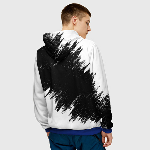 Мужская толстовка Вадим ах*енный как ни крути / 3D-Синий – фото 4