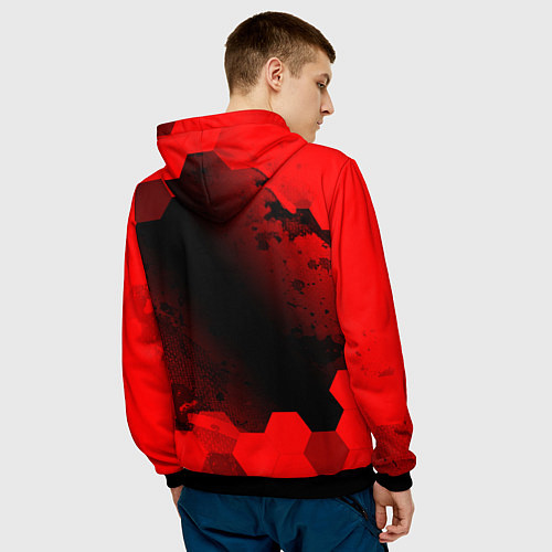 Мужская толстовка Rust Love Классика / 3D-Черный – фото 4