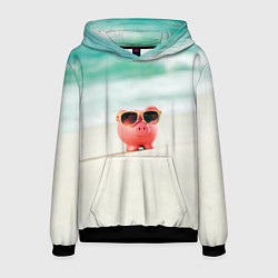 Мужская толстовка Свинка на отдыхе