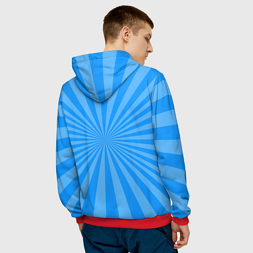 Мужская толстовка My singing monsters Мамунт / 3D-Красный – фото 4