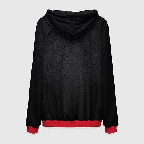 Мужская толстовка Кадровики решают всё с фоном / 3D-Красный – фото 2