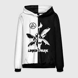 Мужская толстовка Linkin Park логотип черно-белый