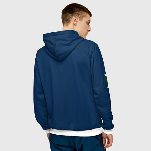 Мужская толстовка Ванкувер Кэнакс Форма / 3D-Белый – фото 4