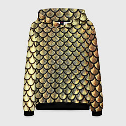 Мужская толстовка Чешуя золотая