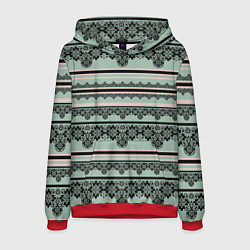 Мужская толстовка Black lace черное кружево