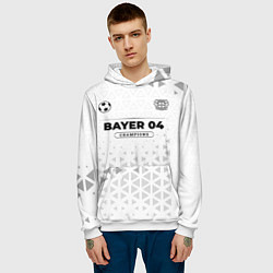 Толстовка-худи мужская Bayer 04 Champions Униформа, цвет: 3D-белый — фото 2