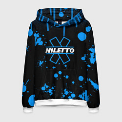 Мужская толстовка Нилето niletto потёки и капли краски