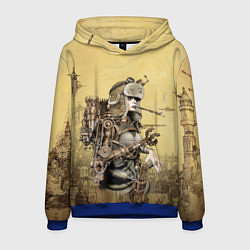 Мужская толстовка Крутая девчонка в стиле Стимпанк