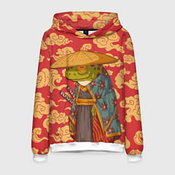 Мужская толстовка Старая самурайская лягуха