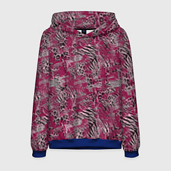 Мужская толстовка Тигровый-леопардовый гранж