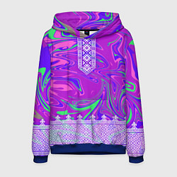 Мужская толстовка Славянская рубаха с разводами