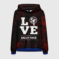 Толстовка-худи мужская Sally Face Love Классика, цвет: 3D-синий
