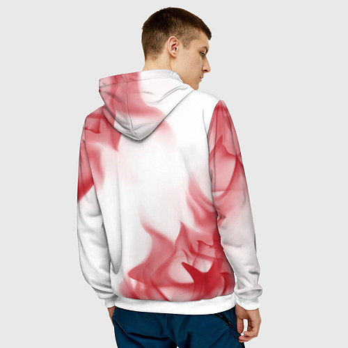 Мужская толстовка Mafia: красные таблички Best Player и Ultimate / 3D-Белый – фото 4