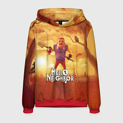 Мужская толстовка Hello Neighbor Привет сосед Сосед с лопатой