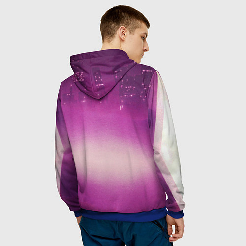 Мужская толстовка Райан Гослинг - Зубочистку? / 3D-Синий – фото 4