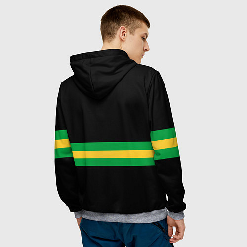 Мужская толстовка Капоэйра / 3D-Меланж – фото 4