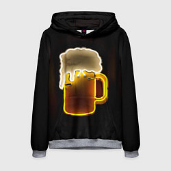 Мужская толстовка Неоновое пиво - Жёлтый