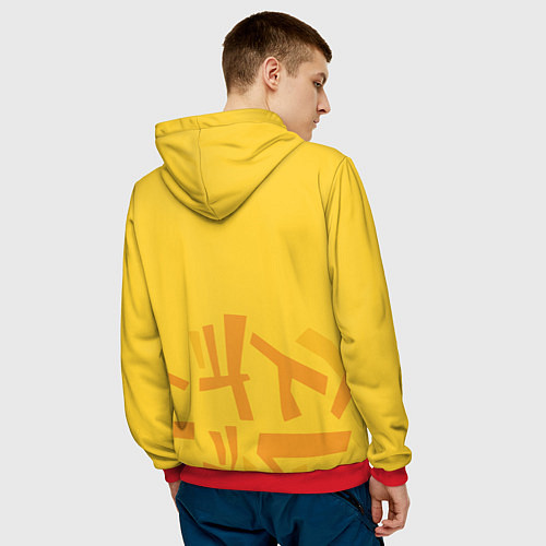 Мужская толстовка Made in Abyss Наначи / 3D-Красный – фото 4