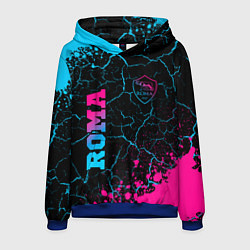 Толстовка-худи мужская Roma - neon gradient, цвет: 3D-синий