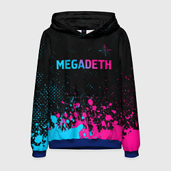 Мужская толстовка Megadeth - neon gradient