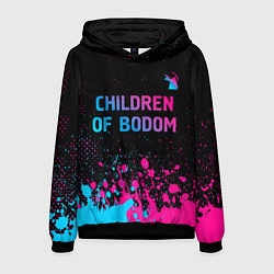 Мужская толстовка Children of Bodom - neon gradient: символ сверху