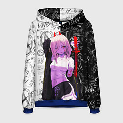 Мужская толстовка Пауэр с мечом - Человек бензопила