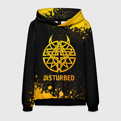 Мужская толстовка Disturbed - gold gradient