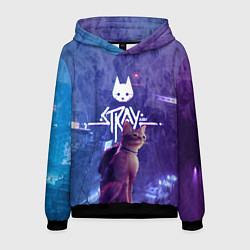 Мужская толстовка Stray - kot - neon