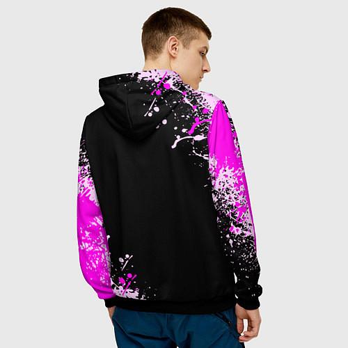 Мужская толстовка 6IX9INE- GOOBA - краска / 3D-Черный – фото 4