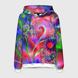 Мужская толстовка Фракталы нежных оттенков