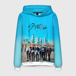 Толстовка-худи мужская Stray Kids Double Knot, цвет: 3D-белый