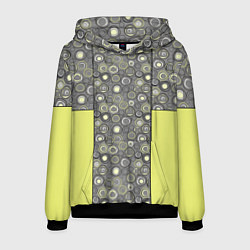 Мужская толстовка Абстрактный узор с неоновыми вставками