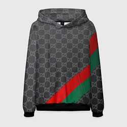 Толстовка-худи мужская В стиле gucci, цвет: 3D-черный