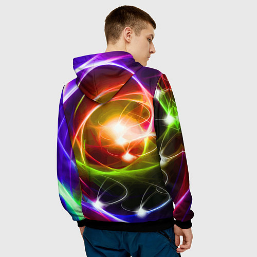 Мужская толстовка Майлз Тейлз Прауэр - Sonic - Видеоигра / 3D-Черный – фото 4